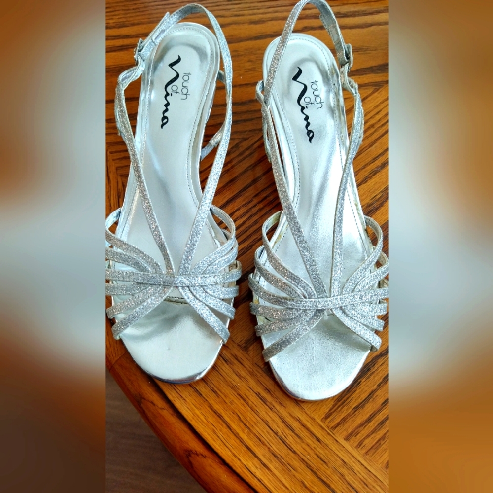 Silver Dressy Sandals